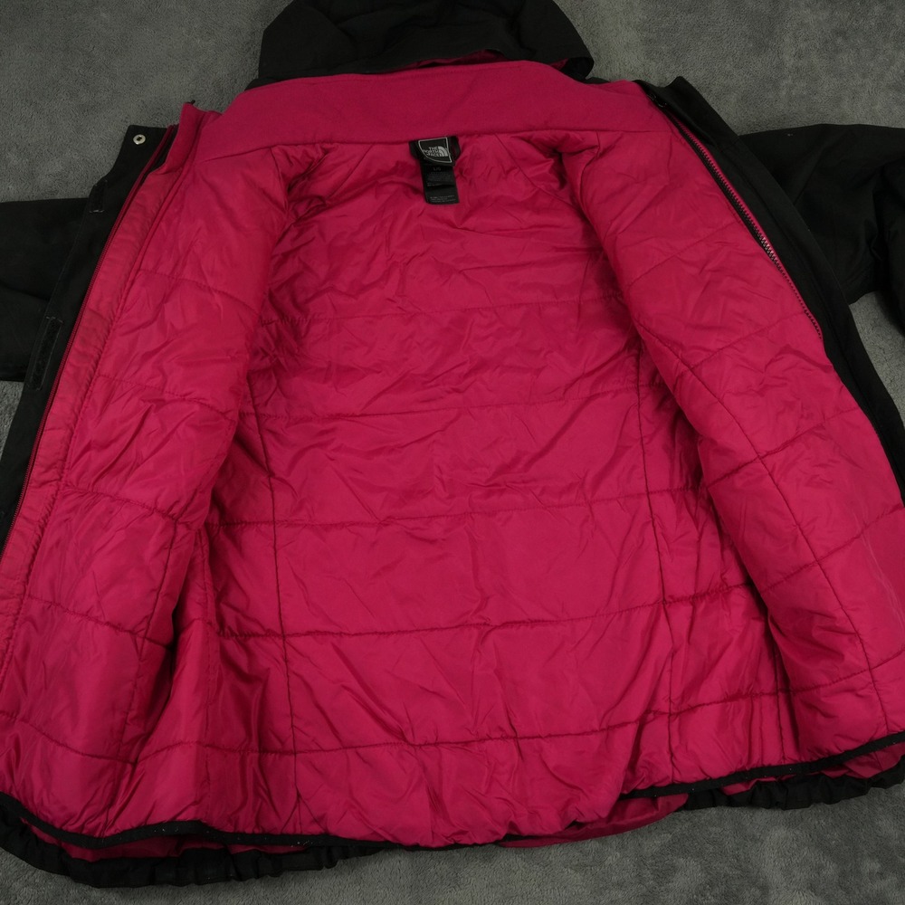The North Face Cinnabar Triclimate Jacket Womens L Black Pink Waterproof 3-in-1 - Picture 3 of 16